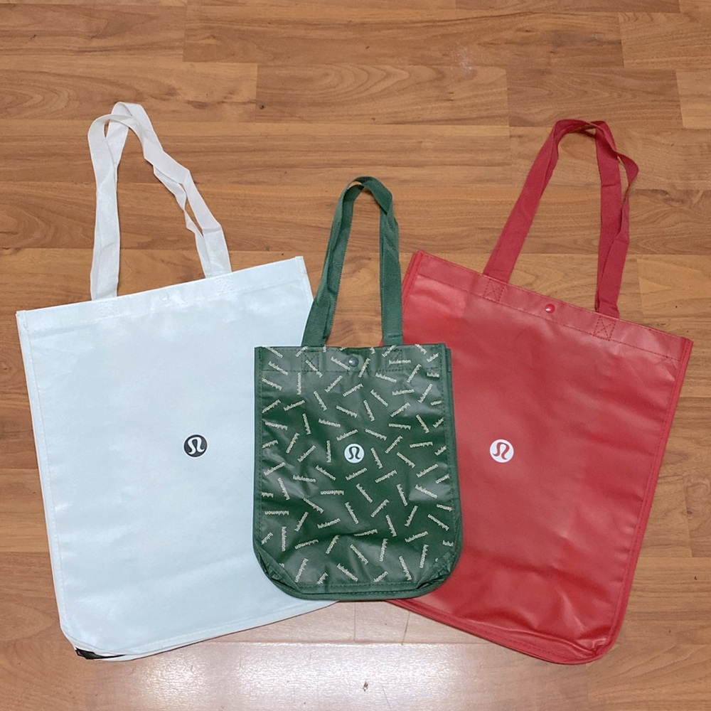 ❤️ Three Brand New Lululemon Tote Bags